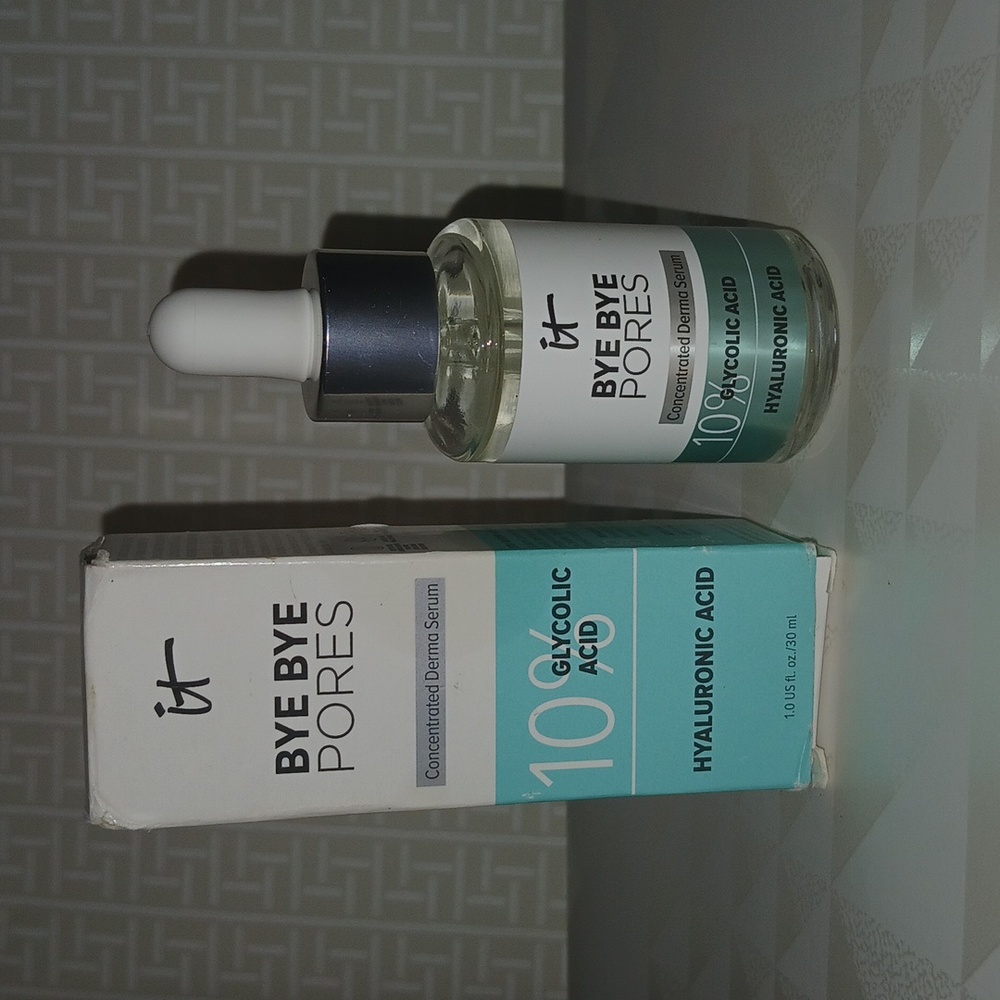 NIB 1 Oz It Cosmetics Bye Bye Pores Concentrated Derma Serum